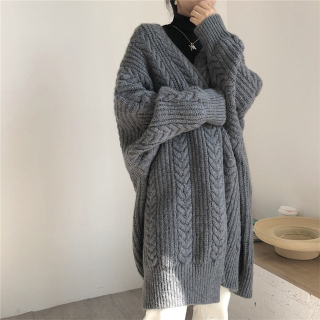 Bellaso - Gemütliche Bequeme Strickjacke